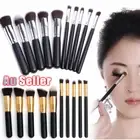 10 PCS Makeup Brush Kabuki Professional Foundation Face Powder Brushes Blusher