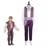 KRISTOFF COSPLAY 服裝王子服裝男士萬聖節 COSPLAY KRISTOFF 服裝