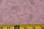 By 1/2 Yd, Dusty-Pink Floral on Dusty-Pink on Quilt Cotton, P6503