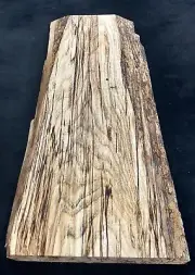 Live Edge Black Line Spalted Hackberry Lumber 21”x10”x1” Craft Wood Project