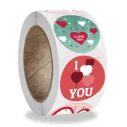 500PCS Love Icon Thank You Sticker Labels Sealing Color Paper Stickers Stationery & Office Supply Decoration Scrapbooking