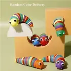 1-12Pcs Slug Fidget Sensory Toy Stress Relief Anti-Anxiety for Kids and Adults