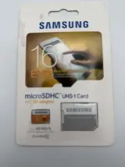 Samsung MicroSDHC EVO Memory Card w/ Adapter 16GB