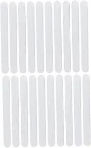 KONTONTY Self-Adhesive Skid Strips 20pcs Non-Slip Stickers for Bath Tub Non-Slip Tape for Bathroom Easy Stick Shower Mat