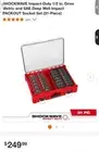 ⭐️NEW⭐️ Milwaukee SHOCKWAVE PACKOUT 31Pc 1/2" SAE/Metric Deep Well Socket Set