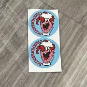 Trend STRAWBERRY SODA Scratch & Sniff Stickers 80s Stinky Retro Lot 2 NEW FRESH