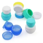 Cosywell Travel Containers Sets Silicone & PP Cream Jars for Toiletries Empty...