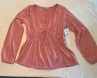Nordstrom Absolutely Famous Mauve Top S
