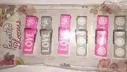 Trimcraft Dovecraft Mini Wood Pegs 6/Pkg - Painted Blooms