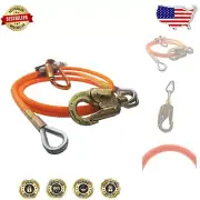 Durable 5/8in x 8ft Steel Flip Line for Safe Tree Climbing - Proven Performance