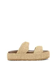 Apollo Flatform Sandals - Natural Weave