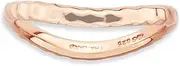 2.25mm 925 Sterling Silver Stackable Expressions Polished Pink Plate Wave Ring USA Size 6 Jewelry for Women