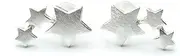 [Miniblings] Star 3 Stud Earrings Star Starry Sky Christmas Silver – Original Fashion Jewellery – Earrings Stud Earrings, 15mm, Metal
