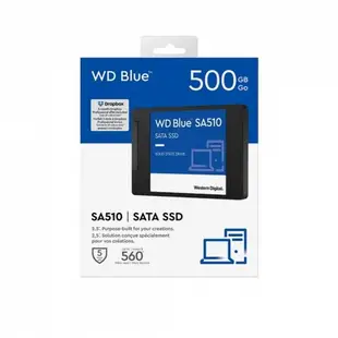 威騰 WD Blue 藍標 SA510 SATA SSD【500G】2.5 吋 固態硬碟 （WD-SA510-500G）