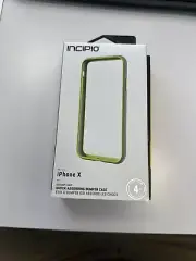 Incipio Octane Light Bumper Case for Apple iPhone X - Gray/ Green