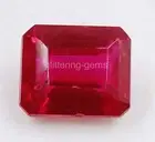 15.65 Ct IGL Certified Burma Red Ruby Natural Emerald Cut Loose Gemstone 5AIP