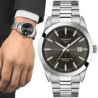 在飛比找momo購物網優惠-【TISSOT 天梭 官方授權】GENTLEMAN系列 80