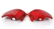 Car Fog Light Assembly Compatible With C&itroen For C3XR Car Brake Light Tail Lamp Assembly Rear Bumper Fog Lamp Signal Light Reflector Light Indicator Rear Fog Light(1 pair)
