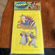 Vintage 2000 Crash Bandicoot Foam Puzzle Merchandise Rare Video Game Merch C2