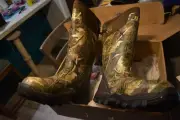 DRYCODE Hunting Boots for Men Camo Waterproof Rubber Boots with 5mm Neoprene ...
