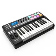 worlde PANDA25 25-Key Electronic Keyboards USB MIDI 8 Drum Pads Controller