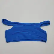 (ASOS) Twiin Devon Off Shoulder Top in Blue Size S