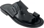[BIAJIAZHUA] Men's Orthopedic Toe Ring Comfy Bunion Sandals,Outdoor Lightweight Beach Slippers With Arch Support,Summer Plantar Fasciitis Flip Flops