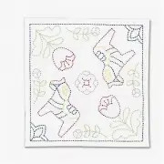 Japanese Sashiko Dalecarlian Horse Embroidery Kit - Traditional Needlework Cross