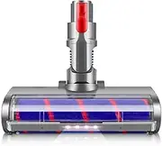 E.LUO Floor Head Soft Roller Brush Compatible with Dyson V7 V8 V10 V11 V15 Vacuum Cleaners Parts Rotatable Motorhead