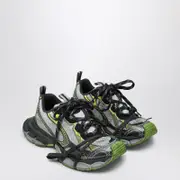 [Balenciaga] 3XL White/grey/green Coloured Mesh And Polyurethane Sneaker 44 IT White