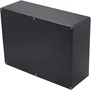 Otdorpatio Project Box IP65 Waterproof Junction Box ABS Plastic Black Electrical Boxes DIY Electronic Project Case Power Enclosure 11.42x8.27x3.94 inch (290x210x100 mm)