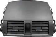 Gray Center Console A/C Air Vent Outlet Assembly Compatible For Toyota Corolla 2008-2013 Base Model 55670-02160 Front Conditioning Cover