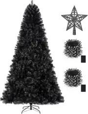 6ft Artificial Black Christmas Tree Outdoor Black Christmas Tree Halloween Tree