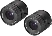 XYWHPGV 2 Pcs Camera Varifocal Lens 4mm Focal Length 720P F1.4 1/3 Inch CS Mount for CCD Camera(d80c9 0790f bdab4 3a554 28caf 798e5