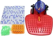 EHJRE Family Bingo Lotto Game Fortunate Number Lucky Ball Machine Bingo Set for Draw Home