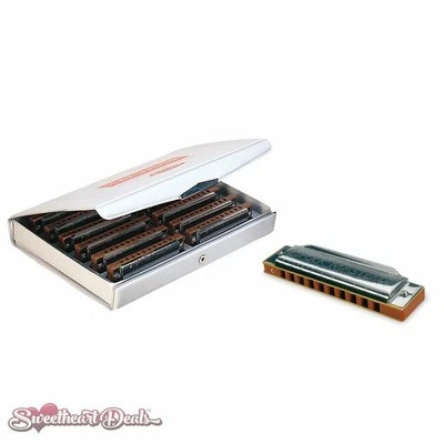 Suzuki 1072-S Folkmaster Standard 10-Hole Diatonic Harmonica 12-Piece Set