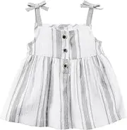 [Carter's] Baby Girls' Striped Tie Tank