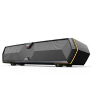 Edifier MG300 Computer Tabletop RGB Bluetooth Speaker - USB-A Sound Card, Bluetooth v5.3, RGB Light Effects, Full Control Panel, 2.5W+2.5W, Black