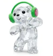 SWAROVSKI CRYSTAL KRIS BEAR JUST DANCE 5619237 MINT BOXED RETIRED RARE