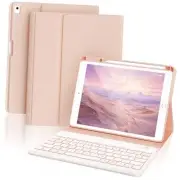 Keyboard Case for iPad 9th/8th/7th Generation, 7-Color Backlit Detachable