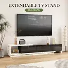 Extendable TV Stand Unit Storage Cabinet Entertainment Centre Console Table