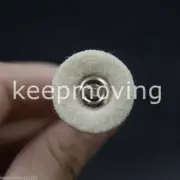 2.35mm Dental Polishing Wool Felt Buffing Wheel Brush For Rotary Tool 100 Pcs