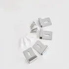 4/8 Pcs Iron Metal Mirror Clips Wall Mounting Frameless Mirror