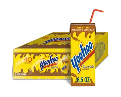 Yoo-hoo Chocolate Drink 6.5oz Boxes Pack of 40 – Classic Taste