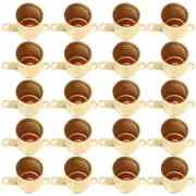 50pcs Practical Lamps Socket Bulbs Lamps Base Small Bulbs Holder Lamp Base