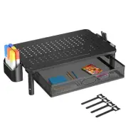 Monitor Stand with Drawer for Desk, Computer Monitor Riser with Storage for L...