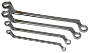 Whitworth Double-End Ring SAE Spanner / Wrench 4 Piece Set T&E Tools WR04