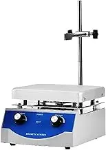 1000Ml 3000Ml Electric Magnetic Stirrer Hot Plate Mixer Shaker with Stir Bar Medical Bioloicgal Chemical Laboratory (Color : 3000Ml 0-1600 RPM) (1000Ml 0)