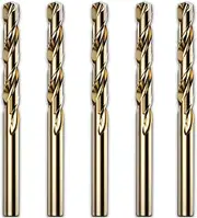 [Oxtxuzdm] 5Pieces Industrial Grade Twist Drill Bit 2/3/4/5/6/7/8/9/10mm Drill Bit For Metal Stainless Steel Twist Drilling