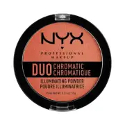 NYX Professional Makeup Duo Chromatic Illuminating Powder, Synthetica